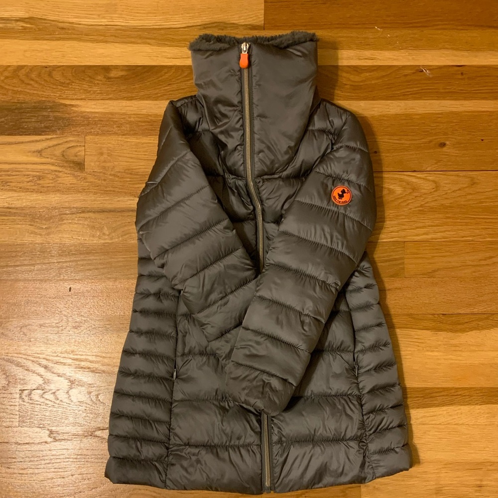 Girls Save The Duck Faux Fur Lined, Down Alternative Puffer Jacket